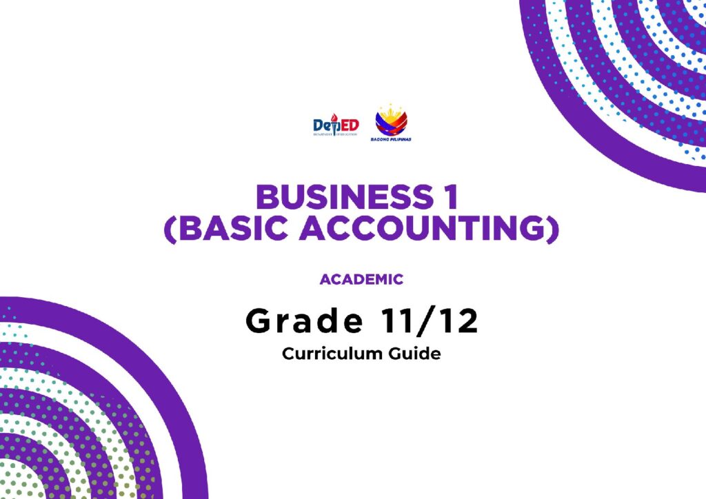 Business 1 (Basic Accounting)