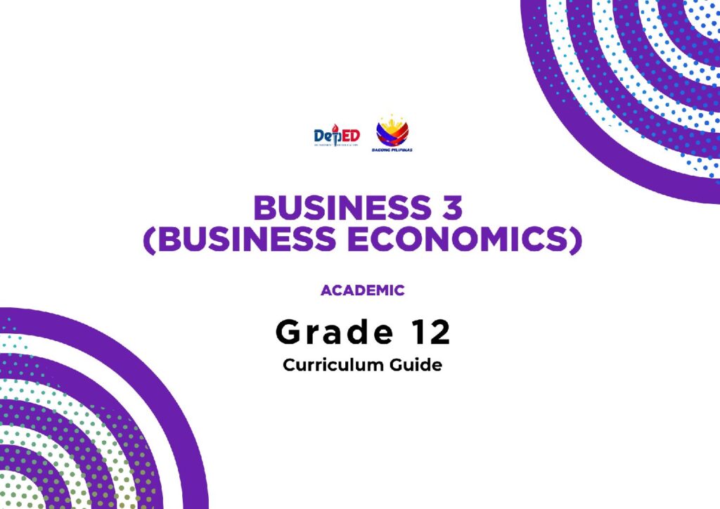 Business 3 (Business Economics)