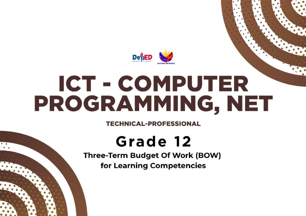 [G11_G12] TechPro_ ICT – Computer Programming, Net